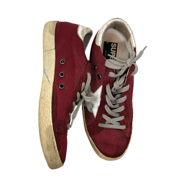 Golden Goose Distressed Sneakers size 38 US 7.5/8 - Picture 6 of 14